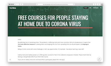 #StayHome with Free Udemy Courses gallery image