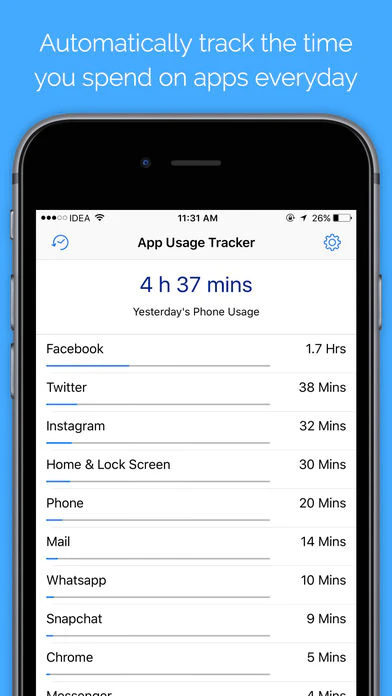 App Usage Tracker for iOS Image