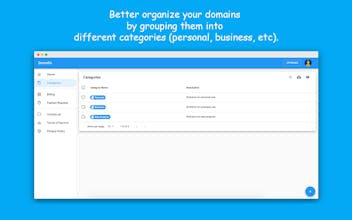 Domalio - Domain Portfolio Tracker gallery image