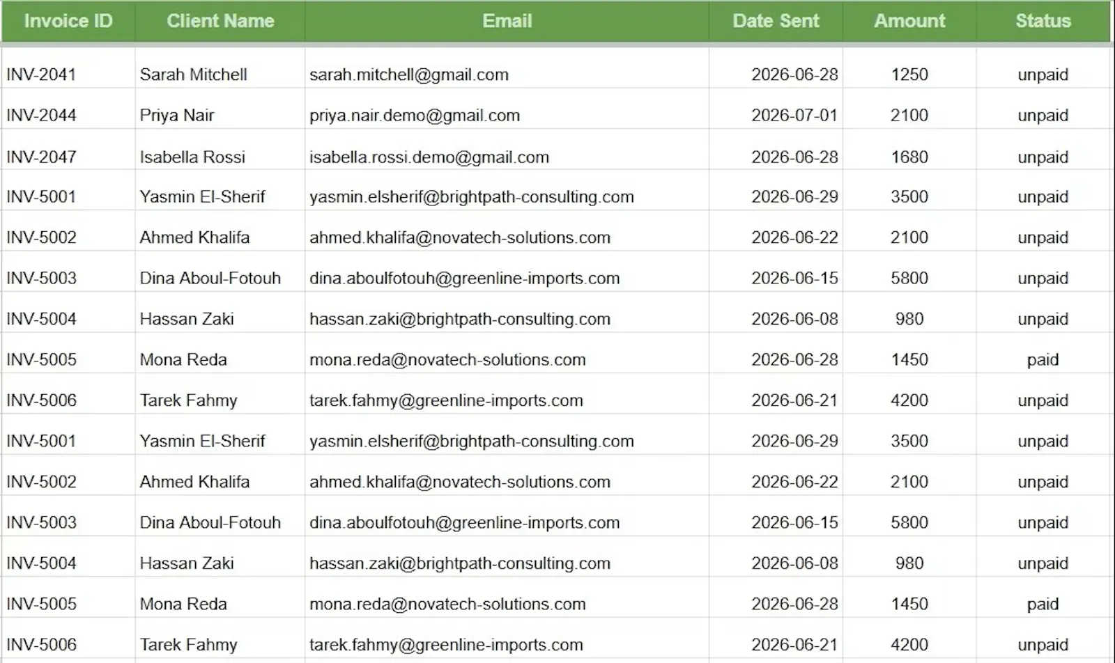 CollectFlow —AI Invoice Collection Agent screenshot 2