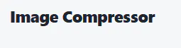 Image Compressor