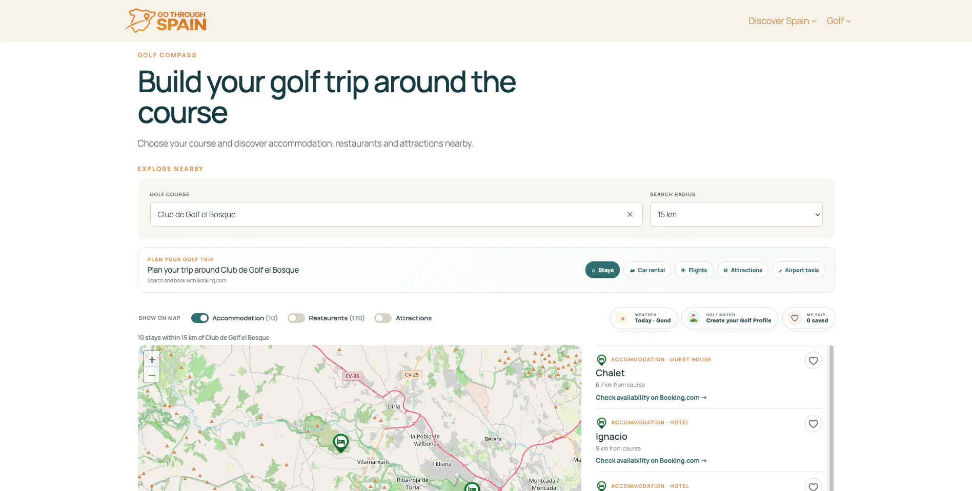 Golf compass gallery image