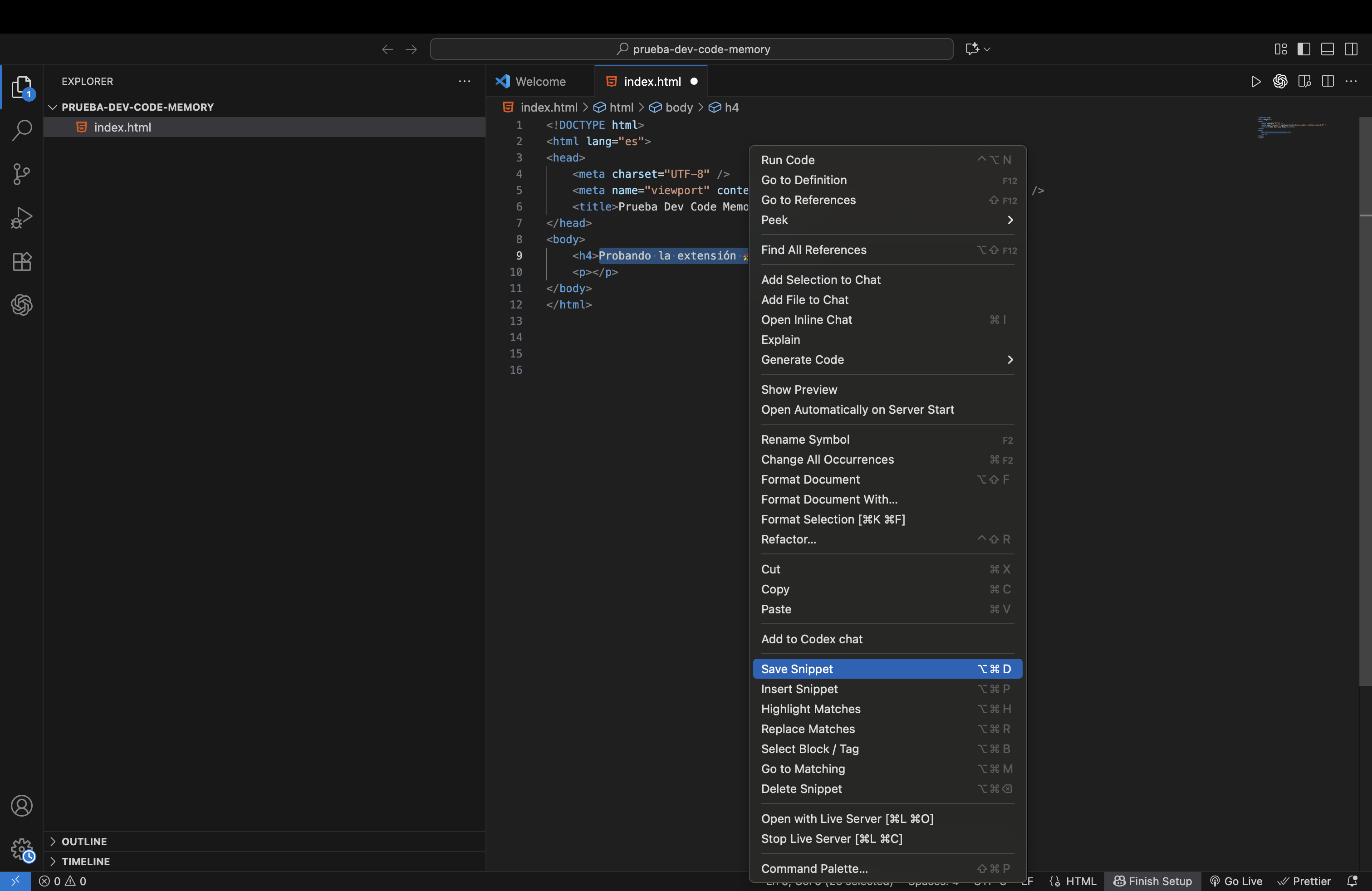 Média Mémoire de code de développement - "Organisez et réutilisez vos extraits dans VS Code 🚀" 2