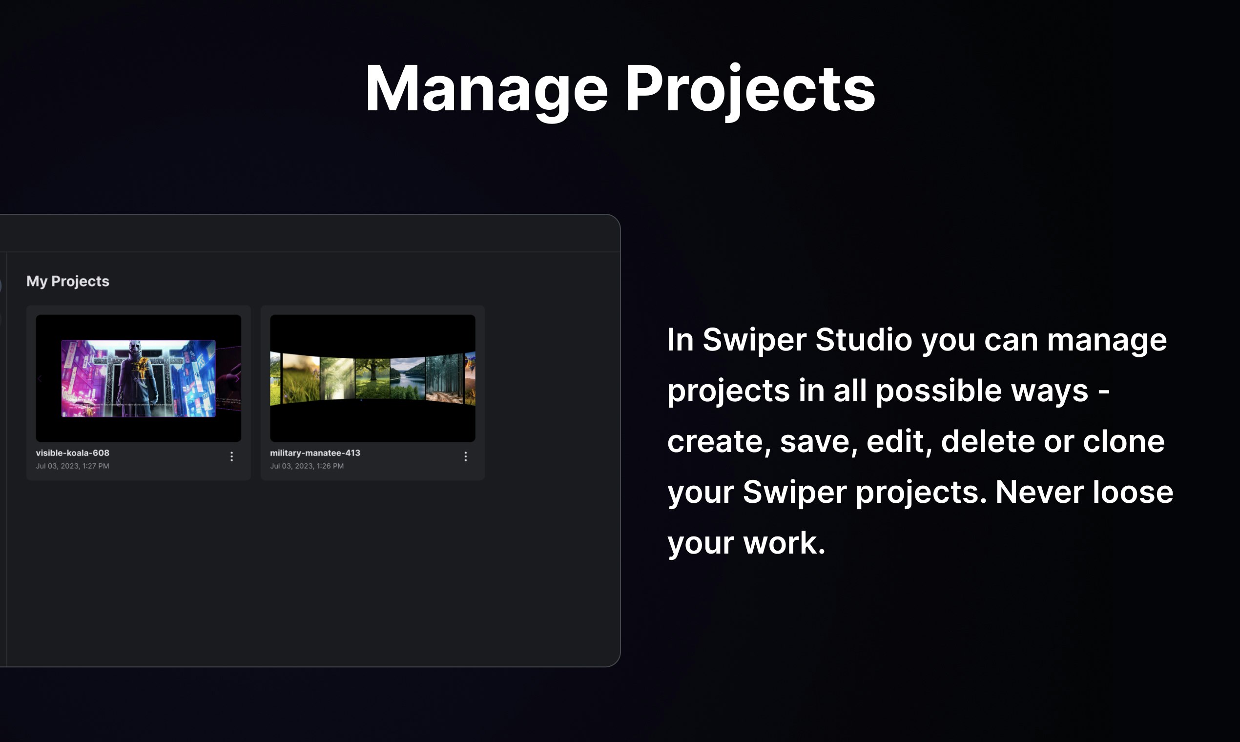 Mídia 3 de Studio Swiper