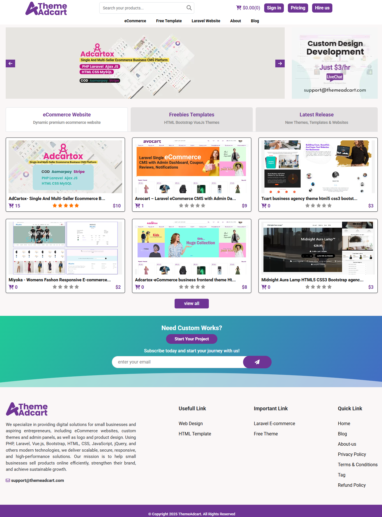 Mídia 1 de Modelo de sites de comércio eletrônico - tema de bootstrap, tema html5, site de comércio eletrônico