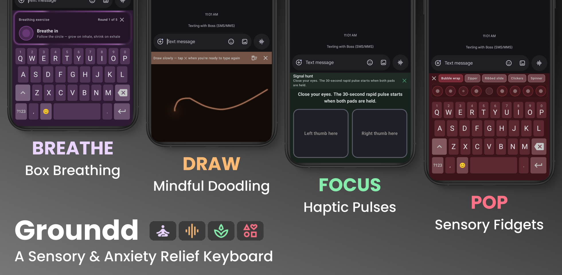 Groundd: A Sensory Fidget Keyboard