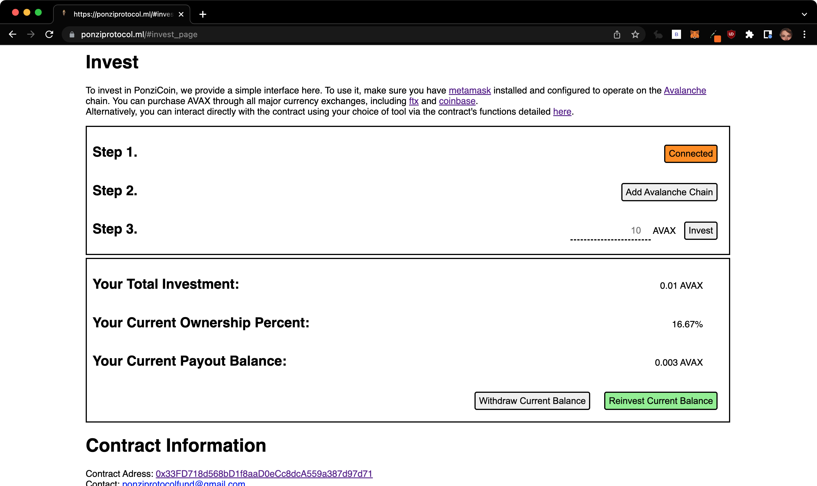 Ponzi Protocol gallery image