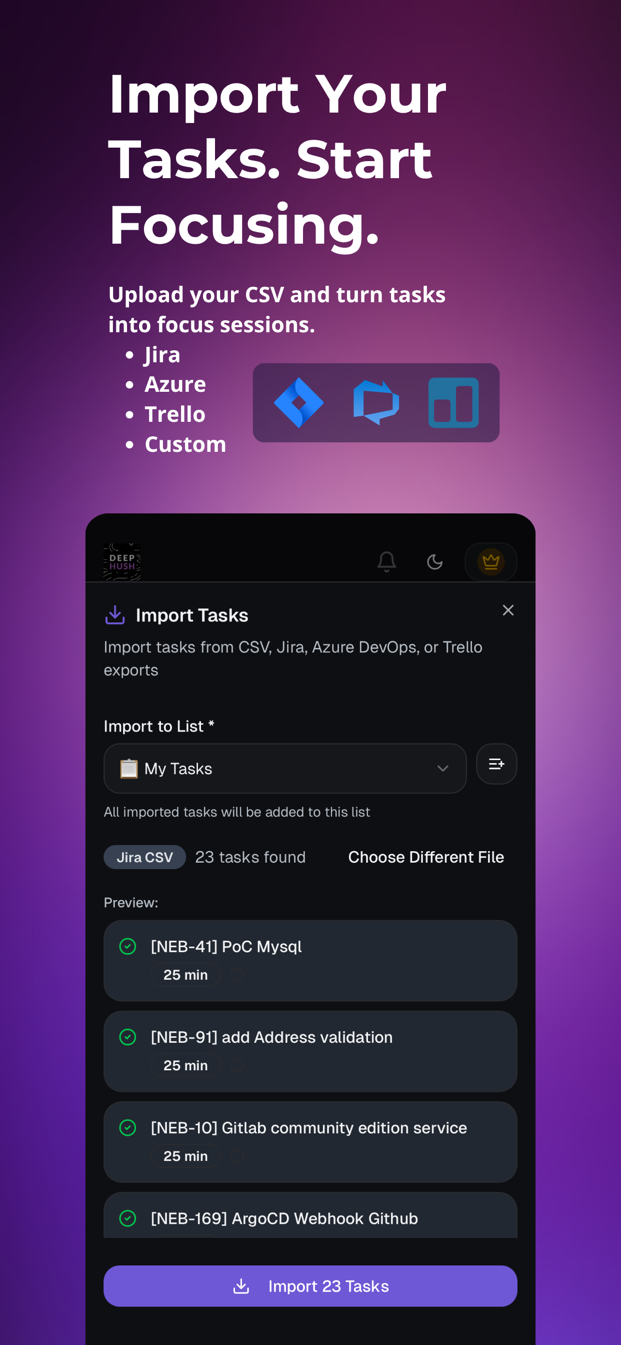 DeepHush gallery image