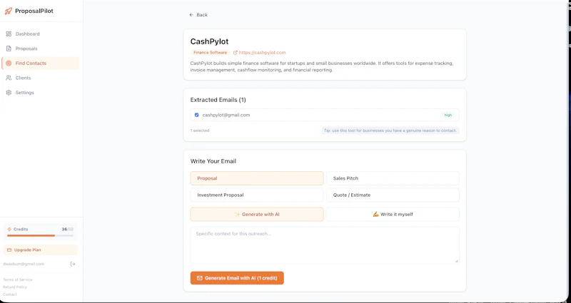ProposalPilot screenshot 4