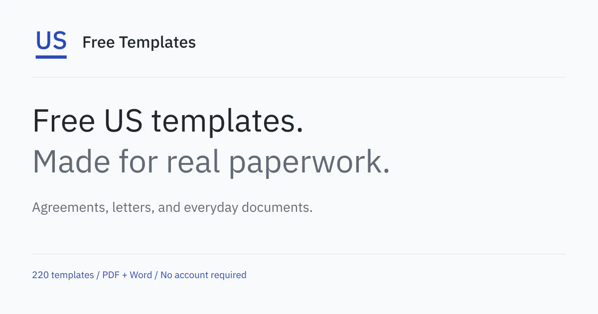 US Free Templates gallery image