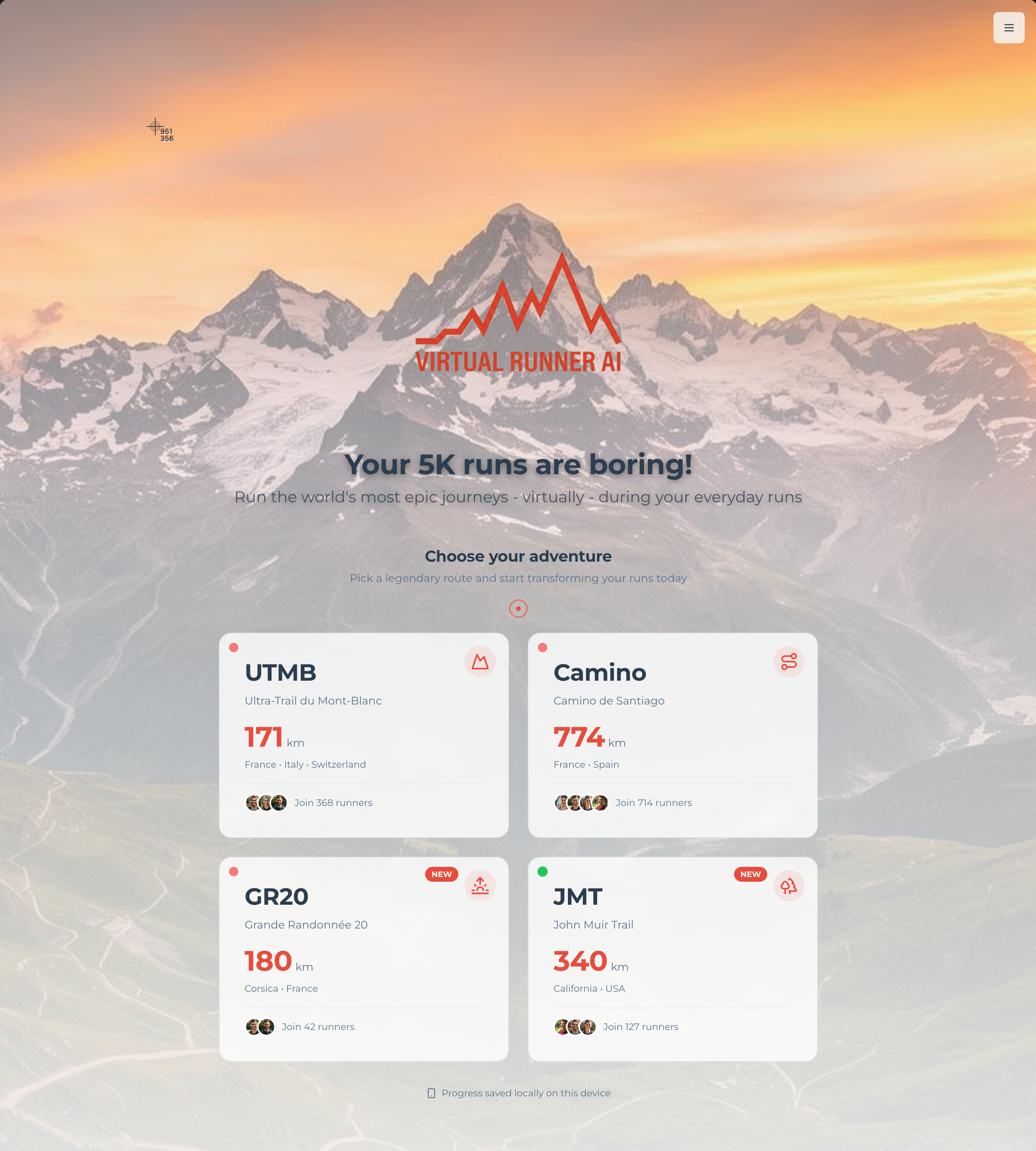 Virtual runner AI  gallery image