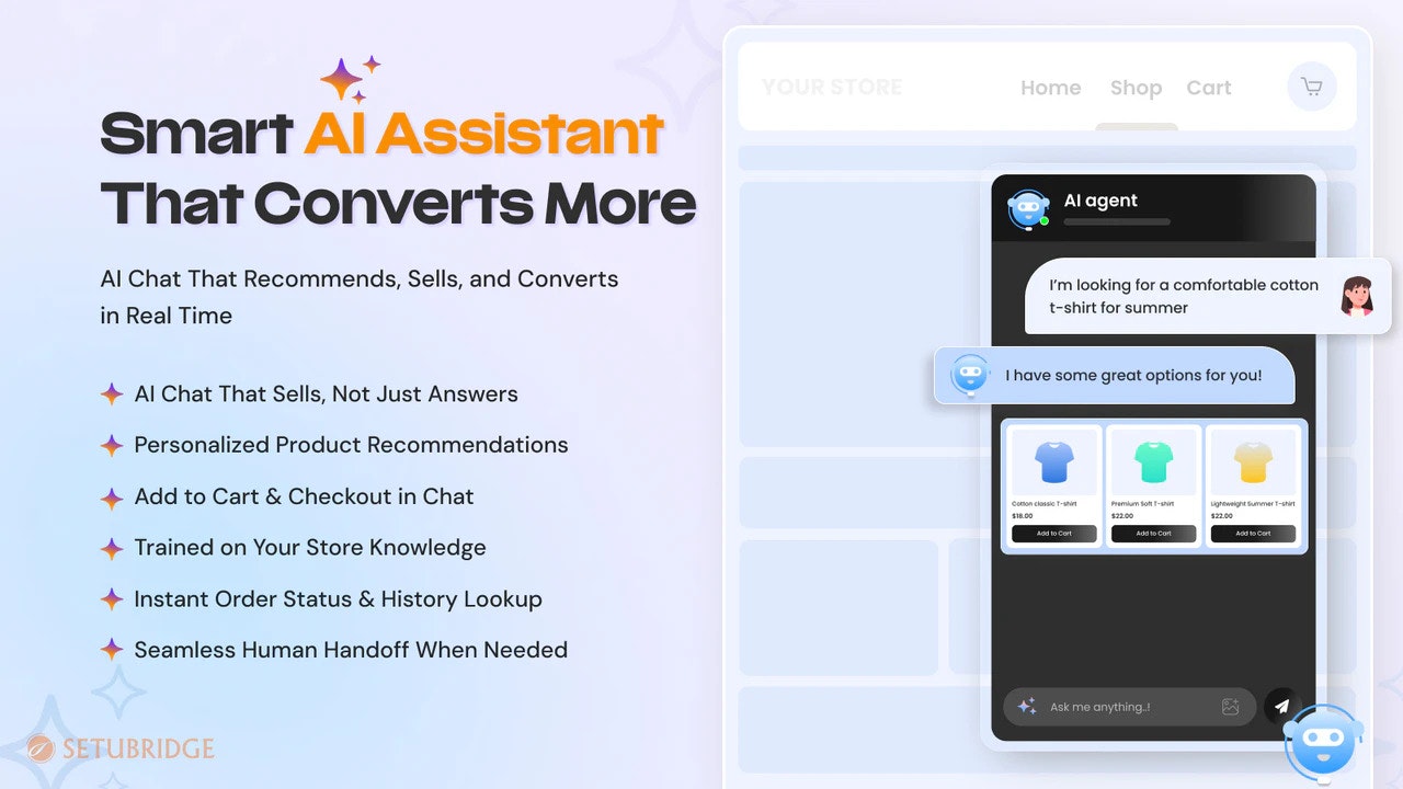 AI Shopping Assistant Chat Bot gallery image