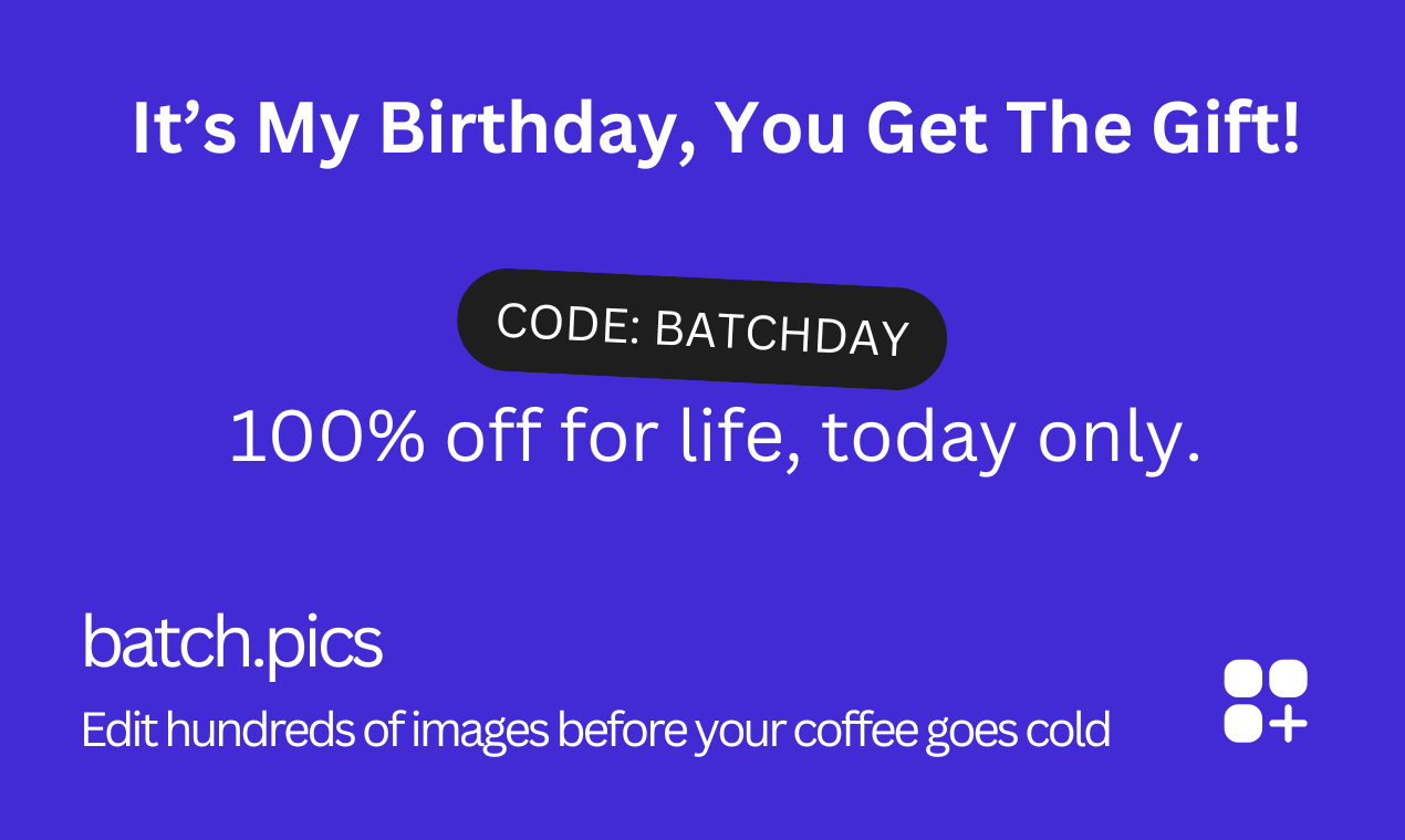 batch.pics - Main screenshot showing features and interface