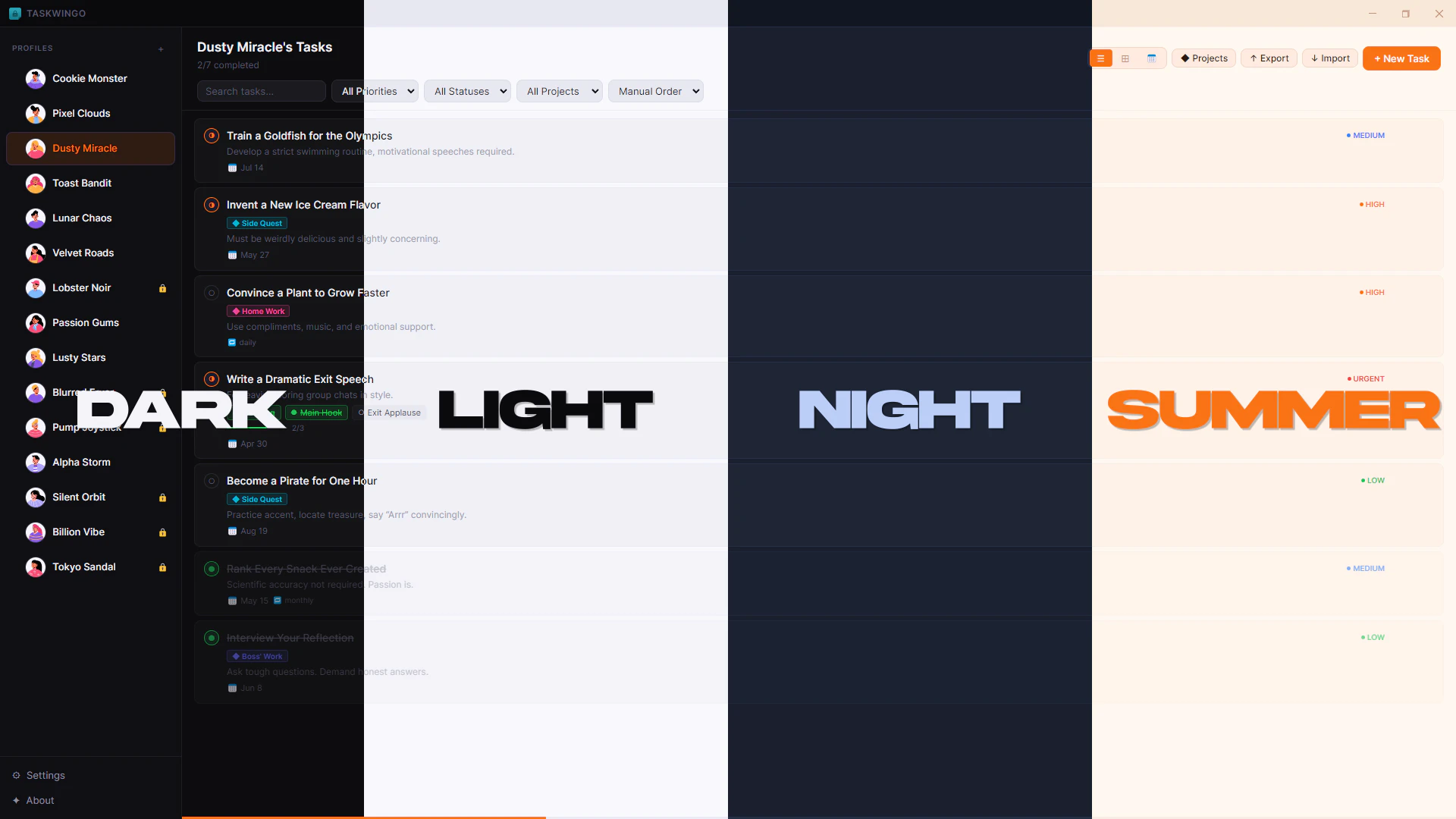 Taskwingo screenshot 2