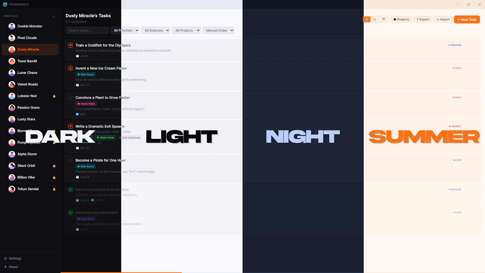Taskwingo screenshot 3
