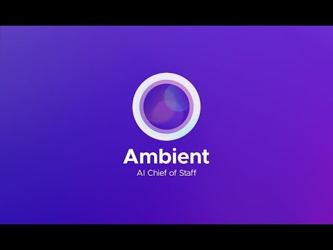 startuptile Ambient-Your AI chief of staff