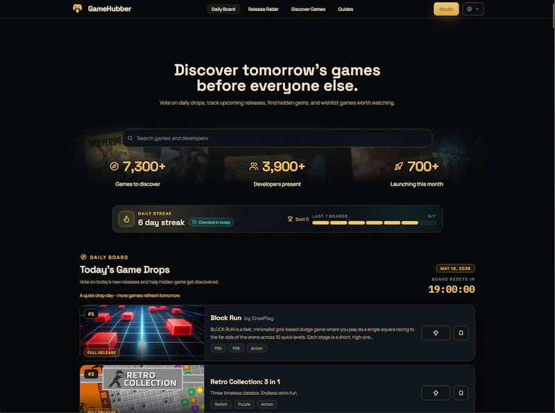 GameHubber screenshot 1
