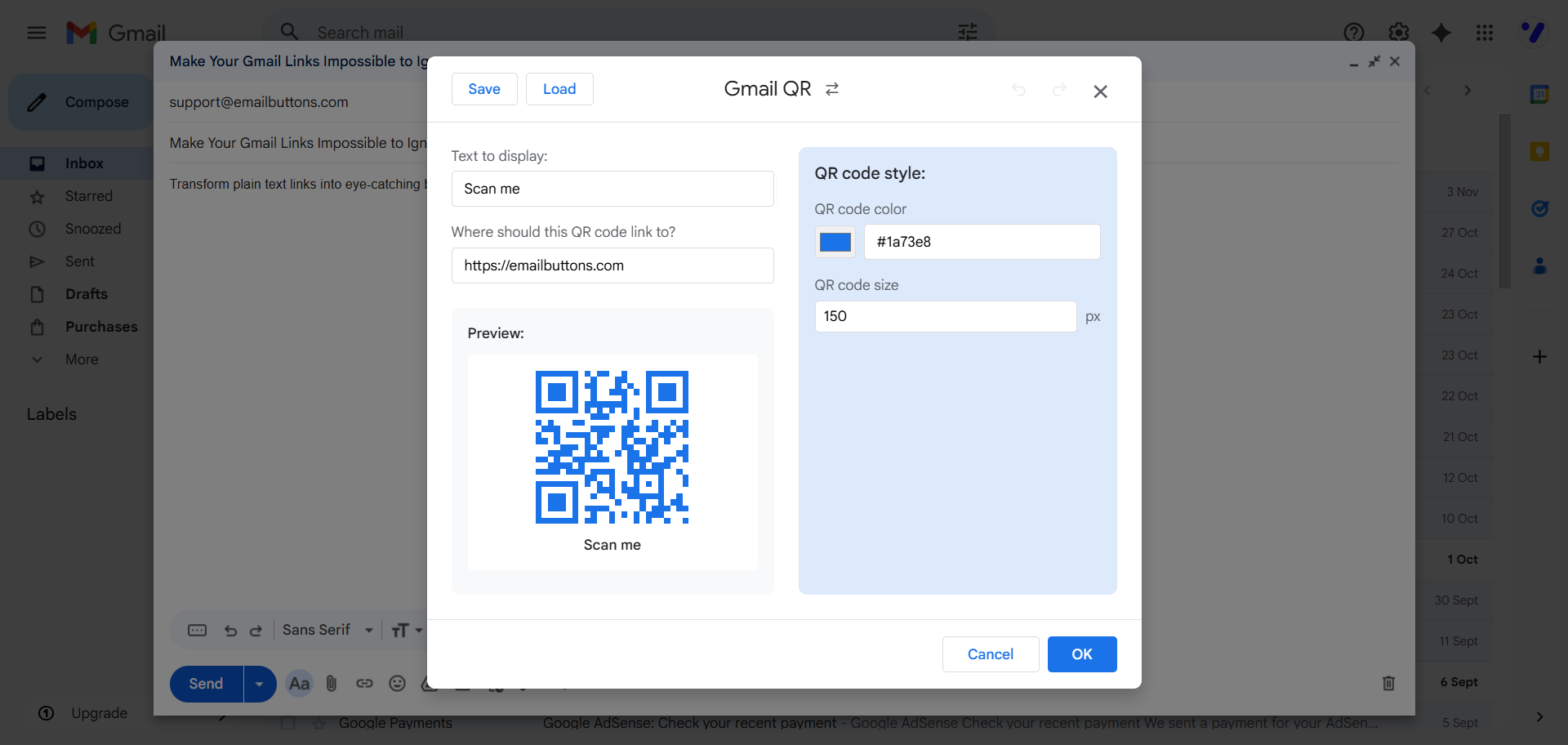 Email Buttons - Screenshot 4 preview