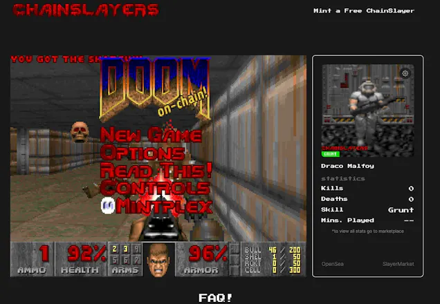 ChainSlayers, a DOOM® blockchain game gallery image