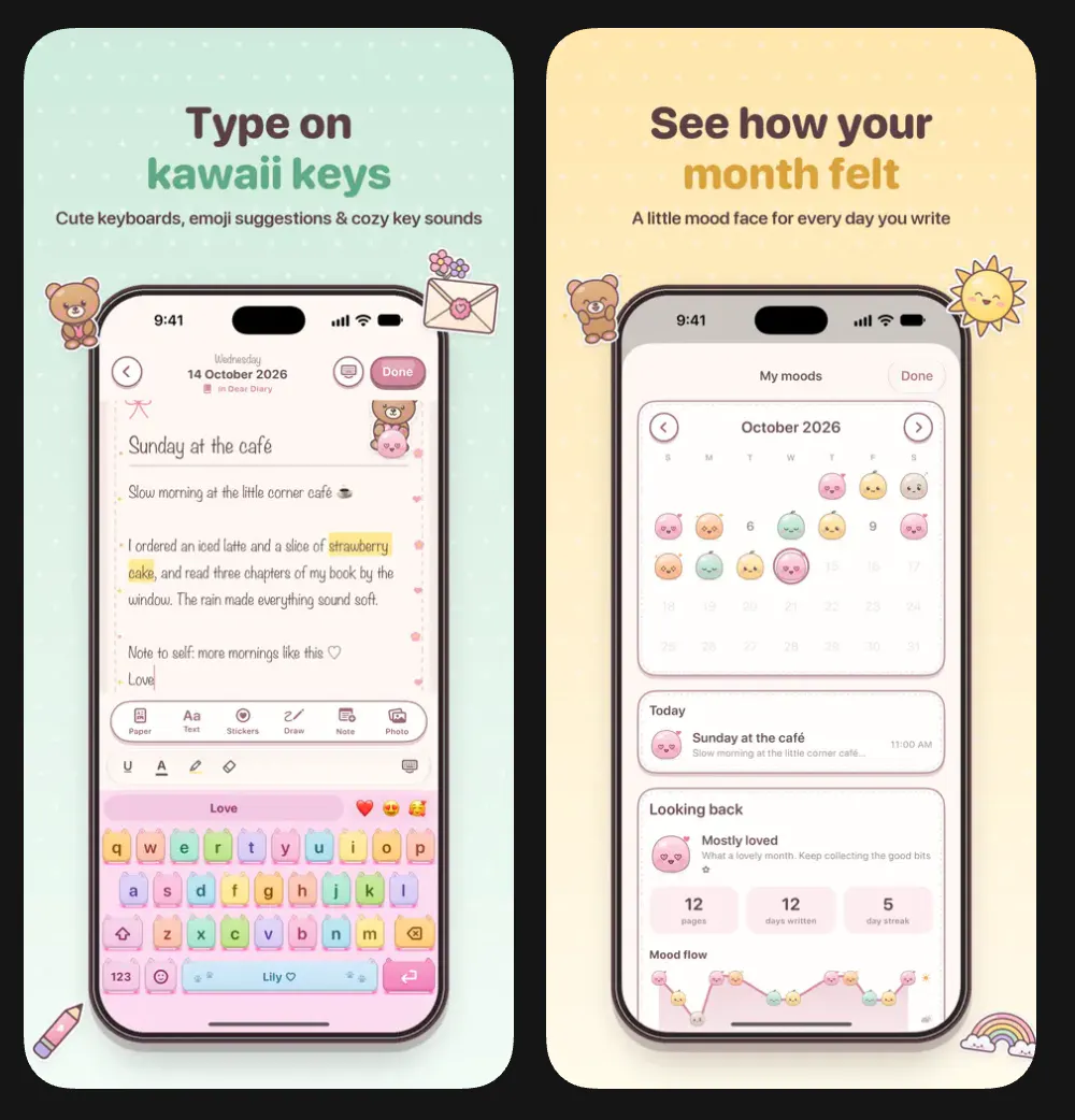Cozy Diary : Cute Journal with Lock gallery image