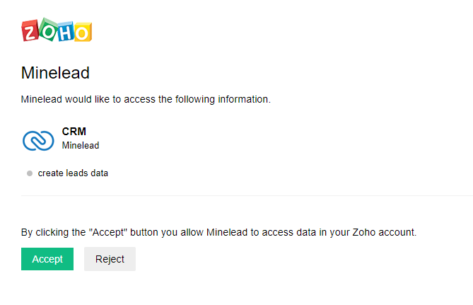 Zoho CRM 통합 미디어 2
