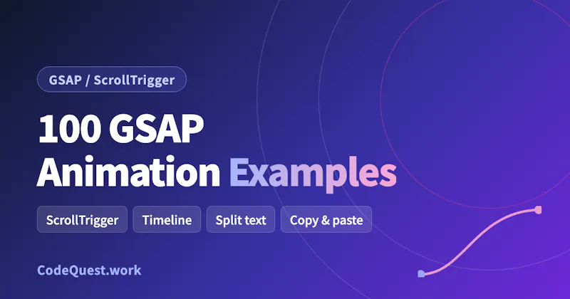 GSAP Animation Gallery screenshot 1