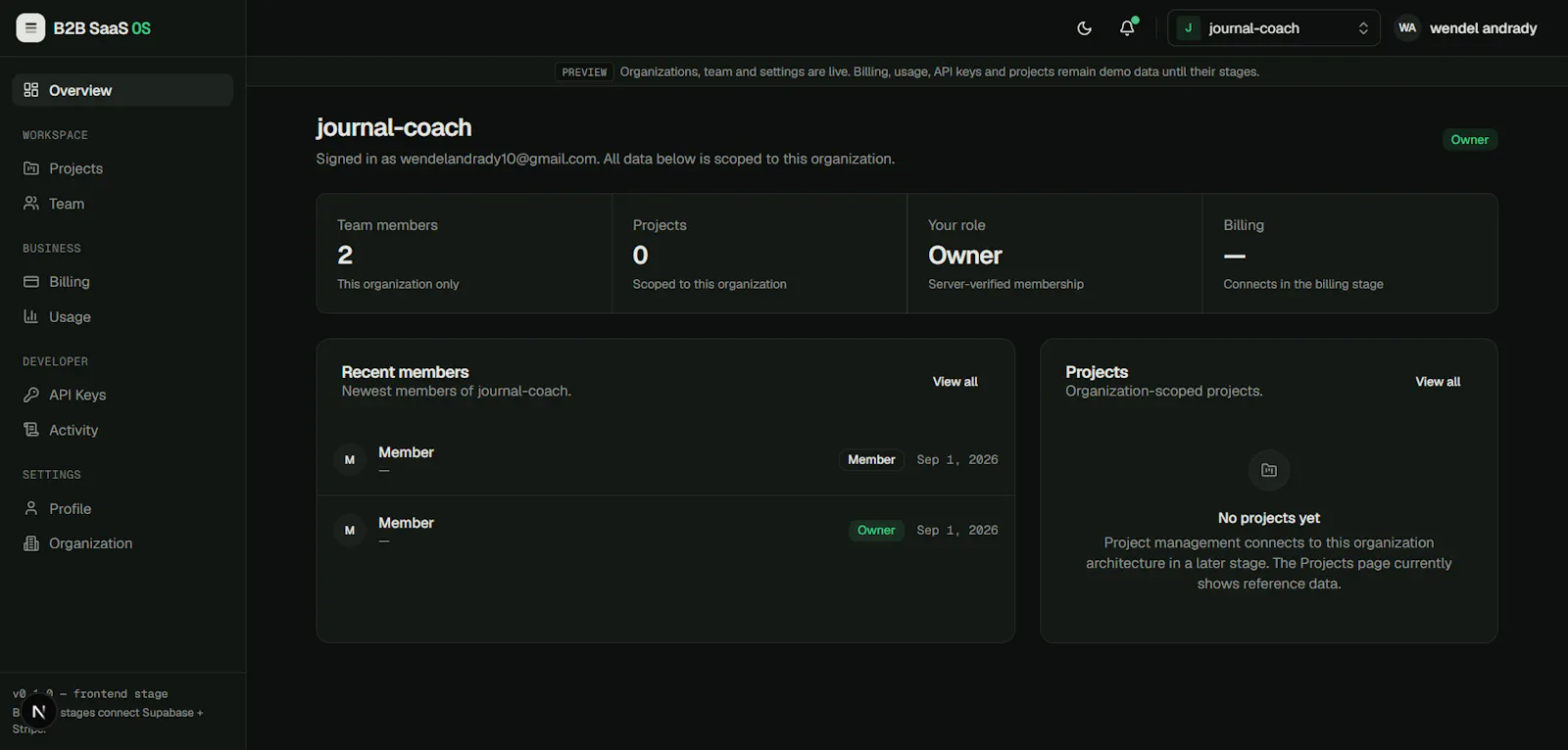 B2B SaaS OS   screenshot 2
