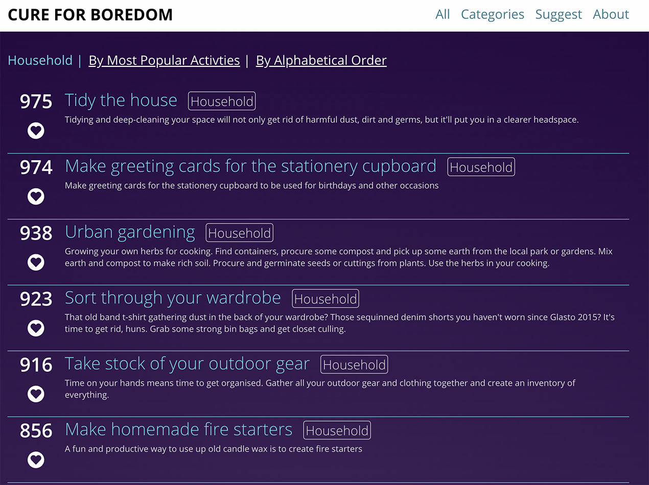 Cure for Boredom gallery image
