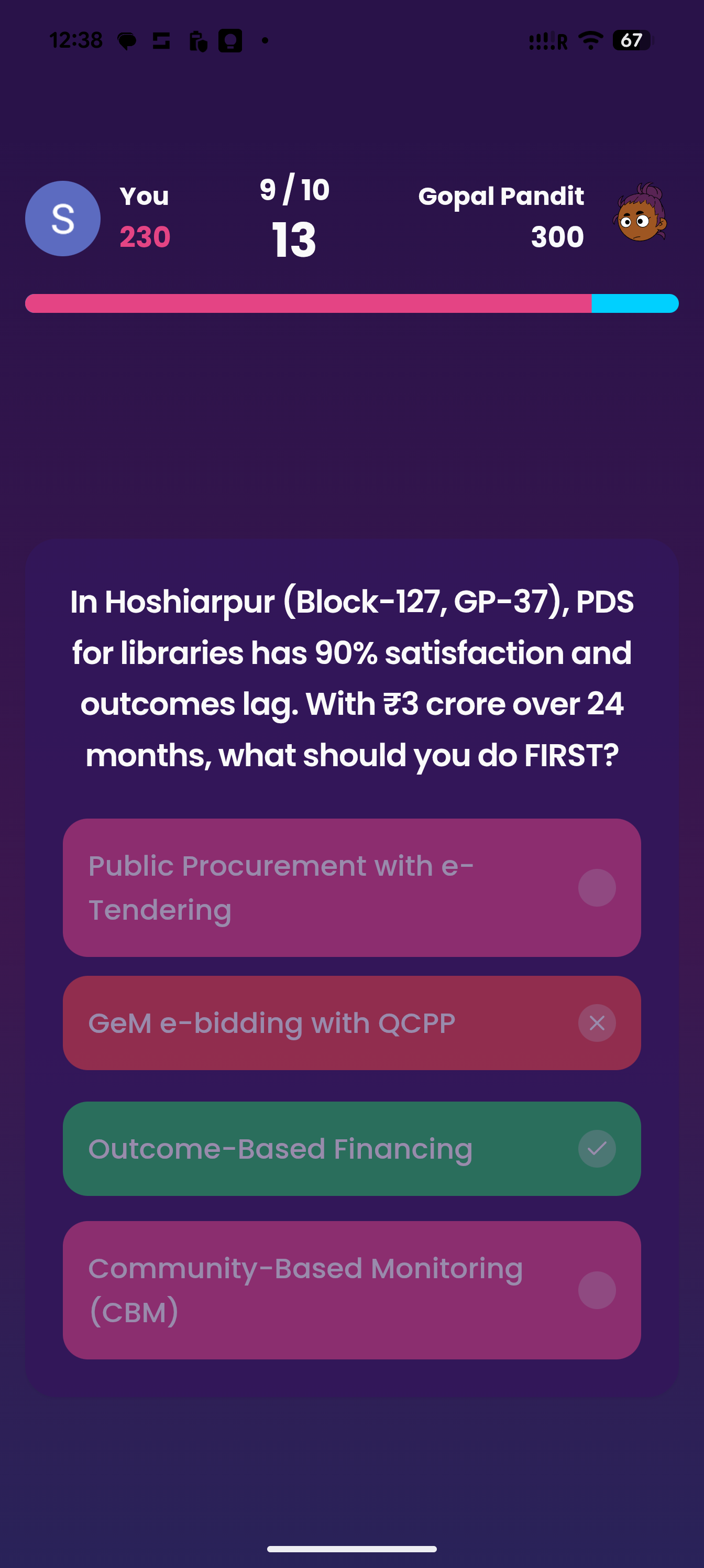 Meritly - UPSC QuizQuest - Screenshot 3 showing product features and functionality