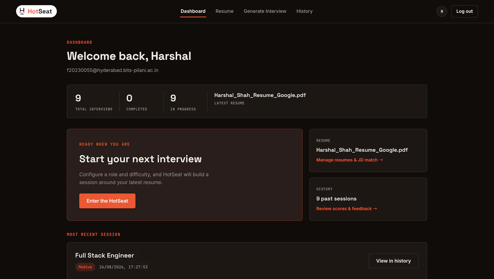 HotSeatAI screenshot 1