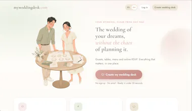 My Wedding Desk gallery image