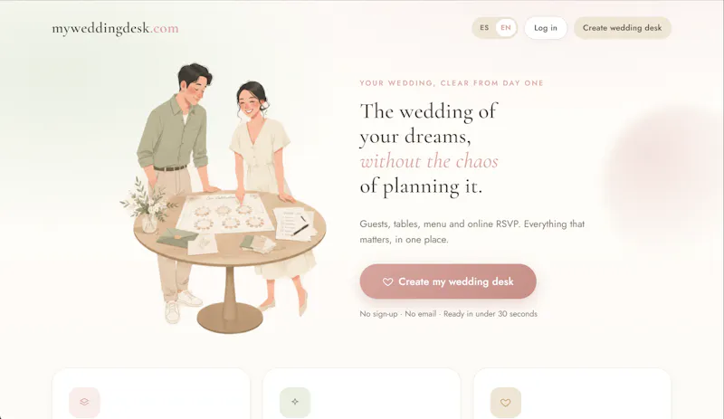 My Wedding Desk screenshot 3