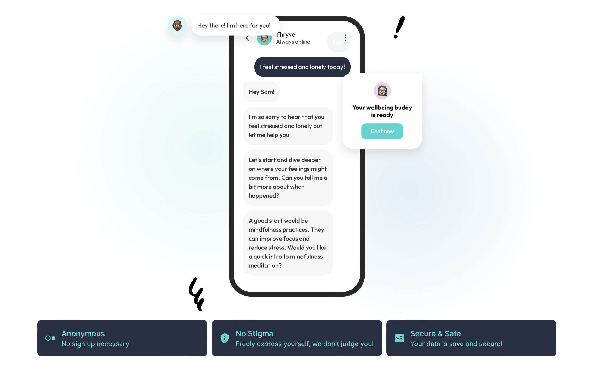 Média Thryve chat - Votre assistant de chat bien-être pour vous aider à prospérer. 3