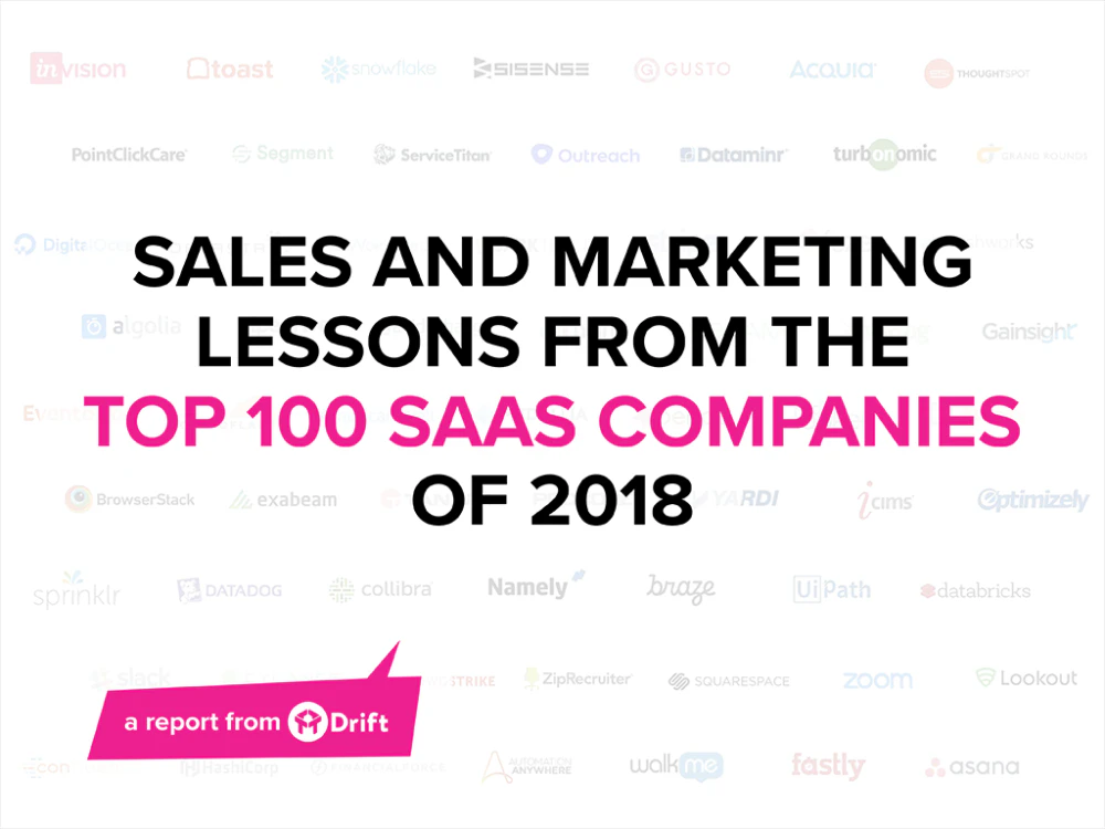 Sales & Marketing Lessons from 2018's Top 100 SaaS Companies