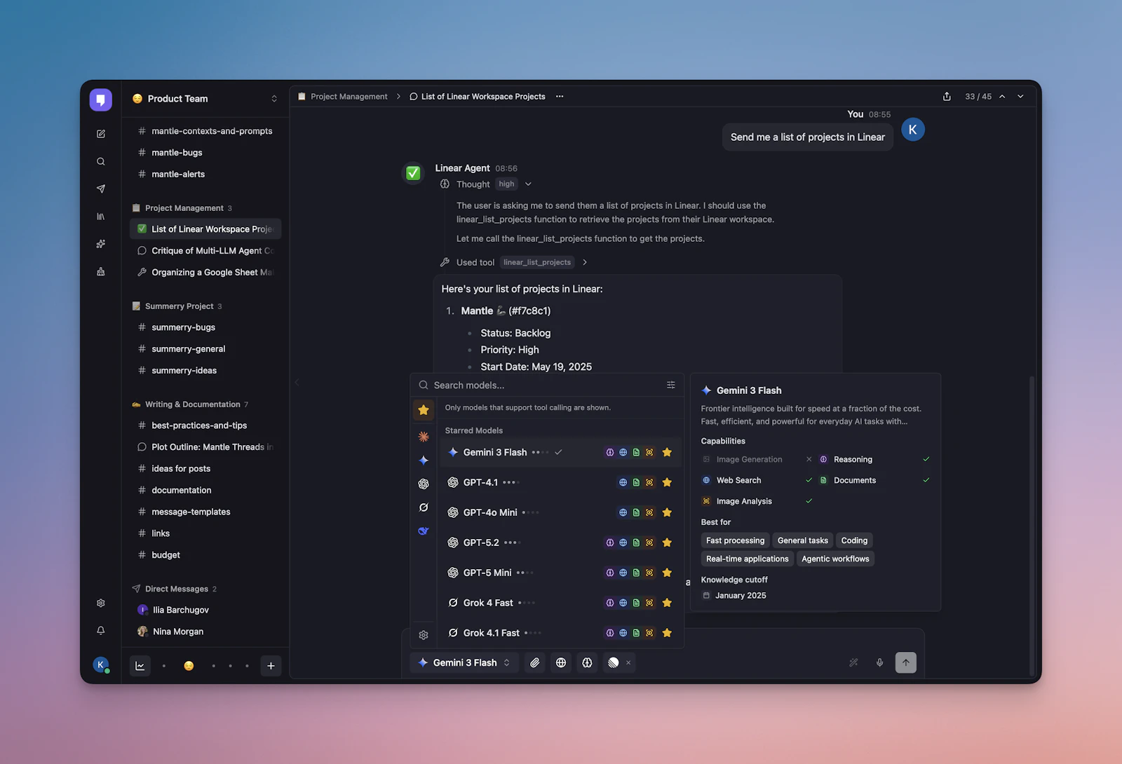 Mantle Chat screenshot 9