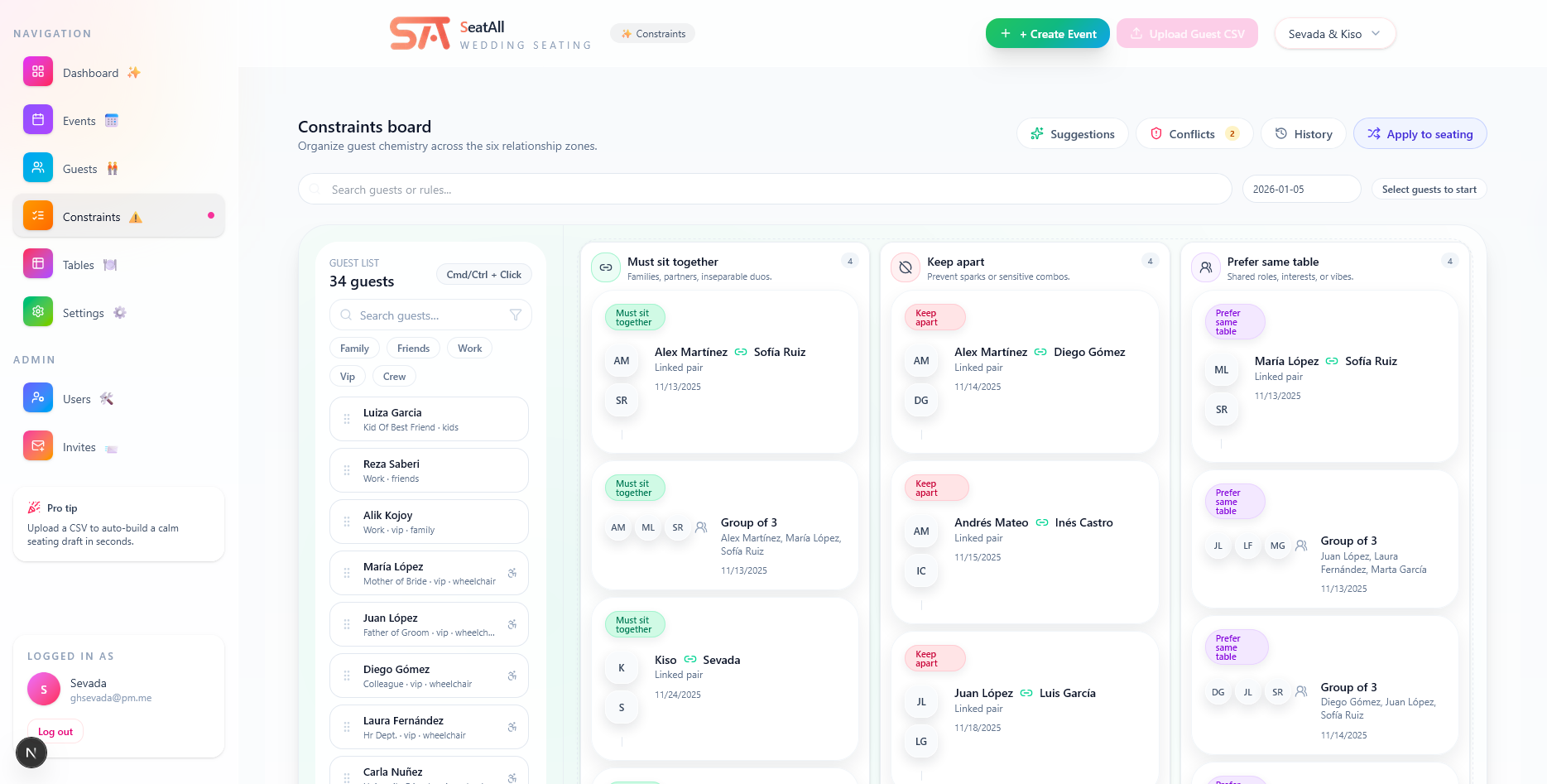 SeatAll - Screenshot 4 showing product features and functionality