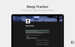 Notion Sleep Duration Tracker media 1