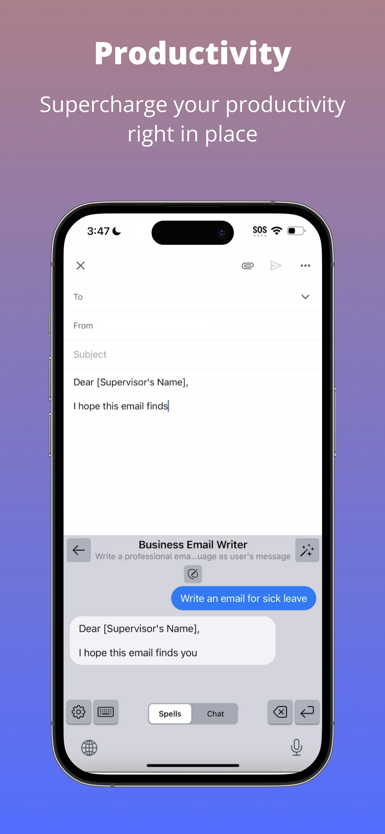 Wizboard - Clavier AI et chat media 3