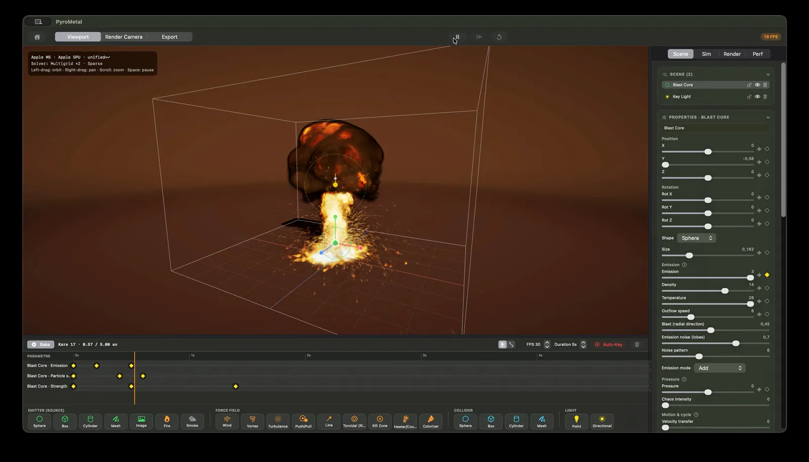 PyroMetal — Pyro simulation, on Metal screenshot 4