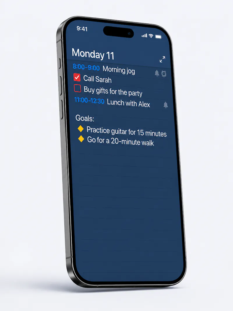 Planner for iOS screenshot 4