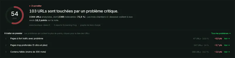 Crawloscope screenshot 1