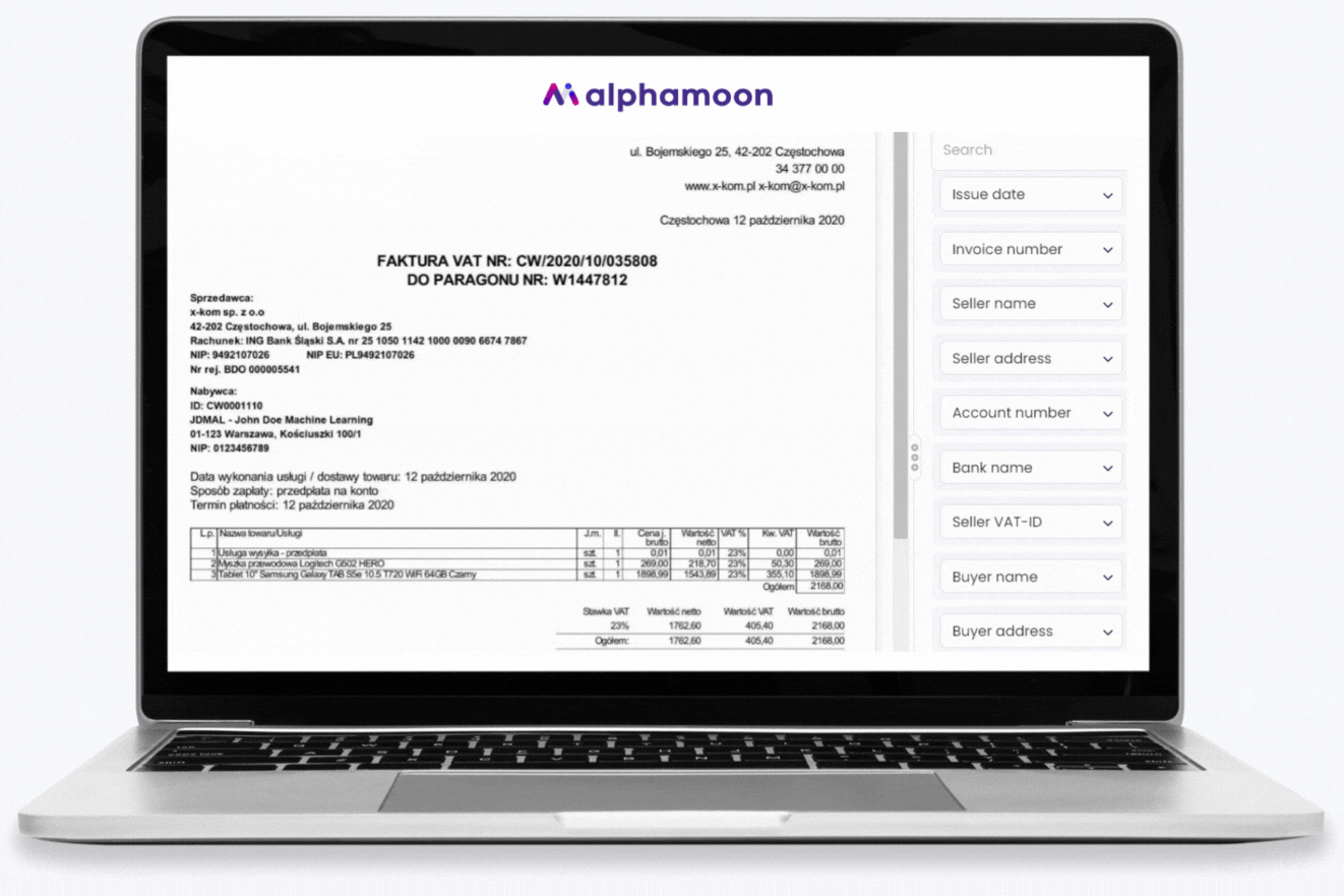 Alphamoon - Sagen Sie Hallo in die Zukunft der Dokumentverarbeitung Medien 1