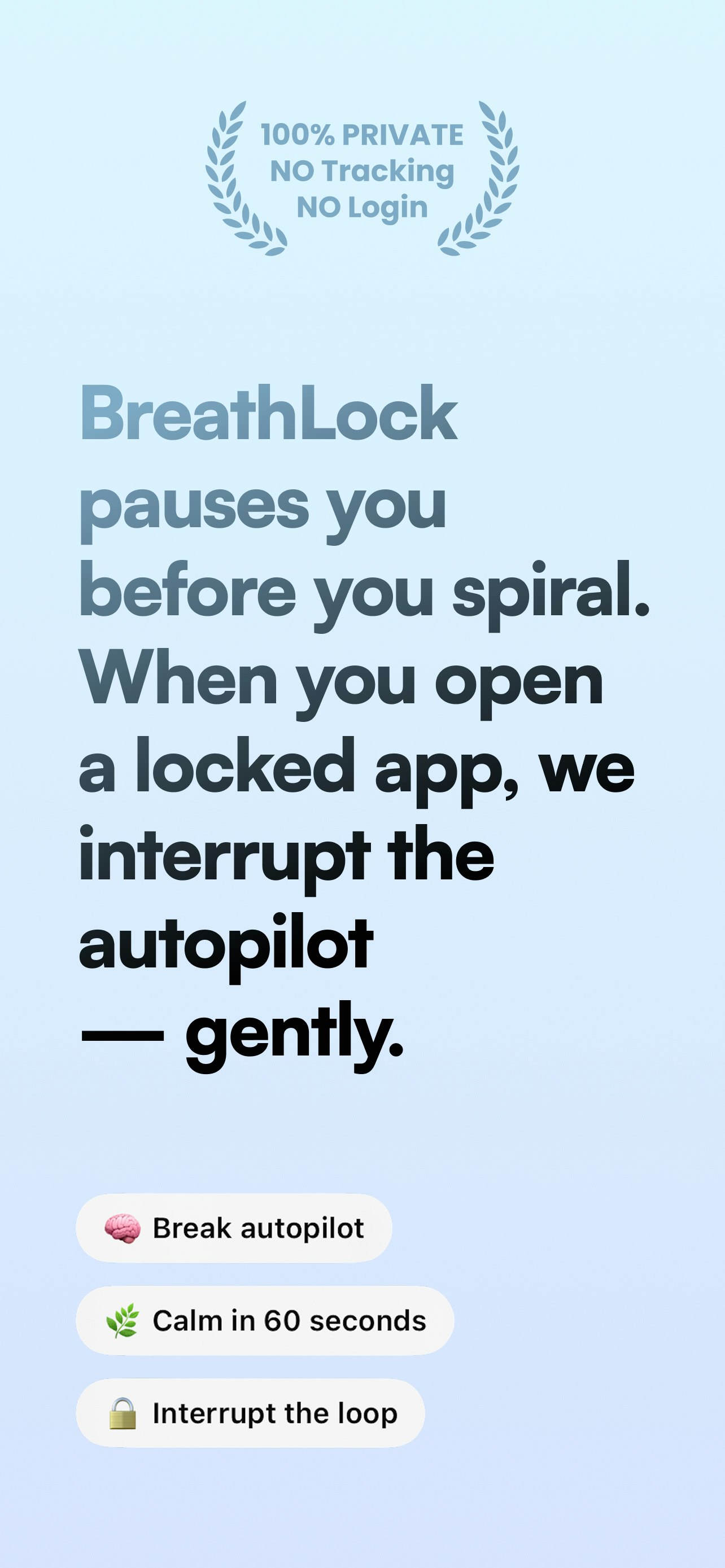 BreathLock — Lock Apps Until You Breathe gallery image
