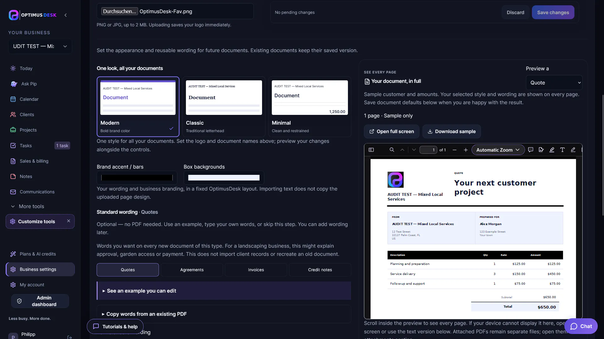 OptimusDesk gallery image