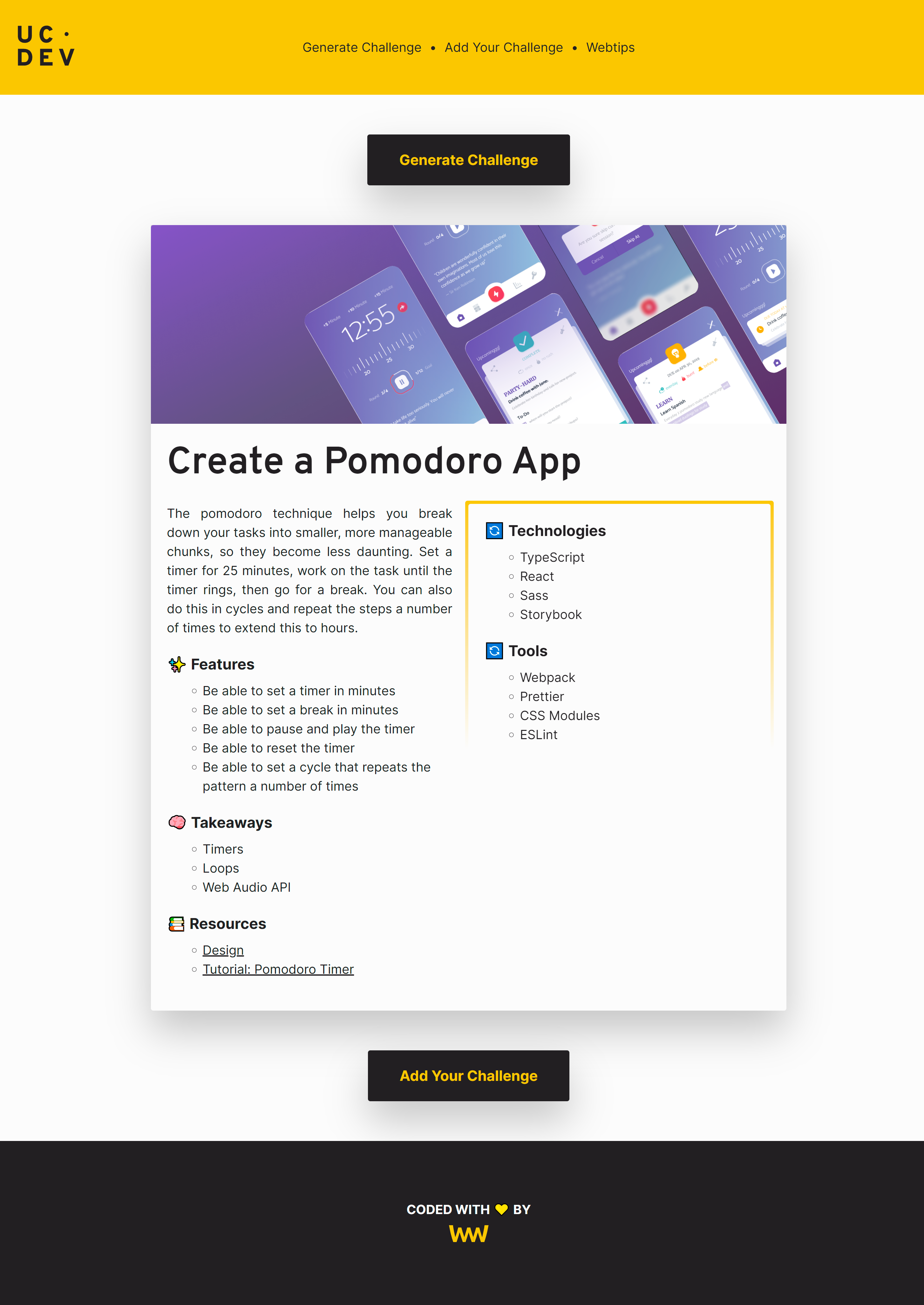 UI Challenge gallery image