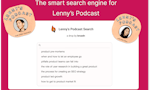 Lenny’s Podcast Search image