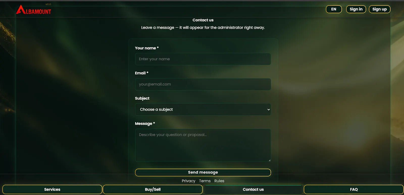 Albamount screenshot 2