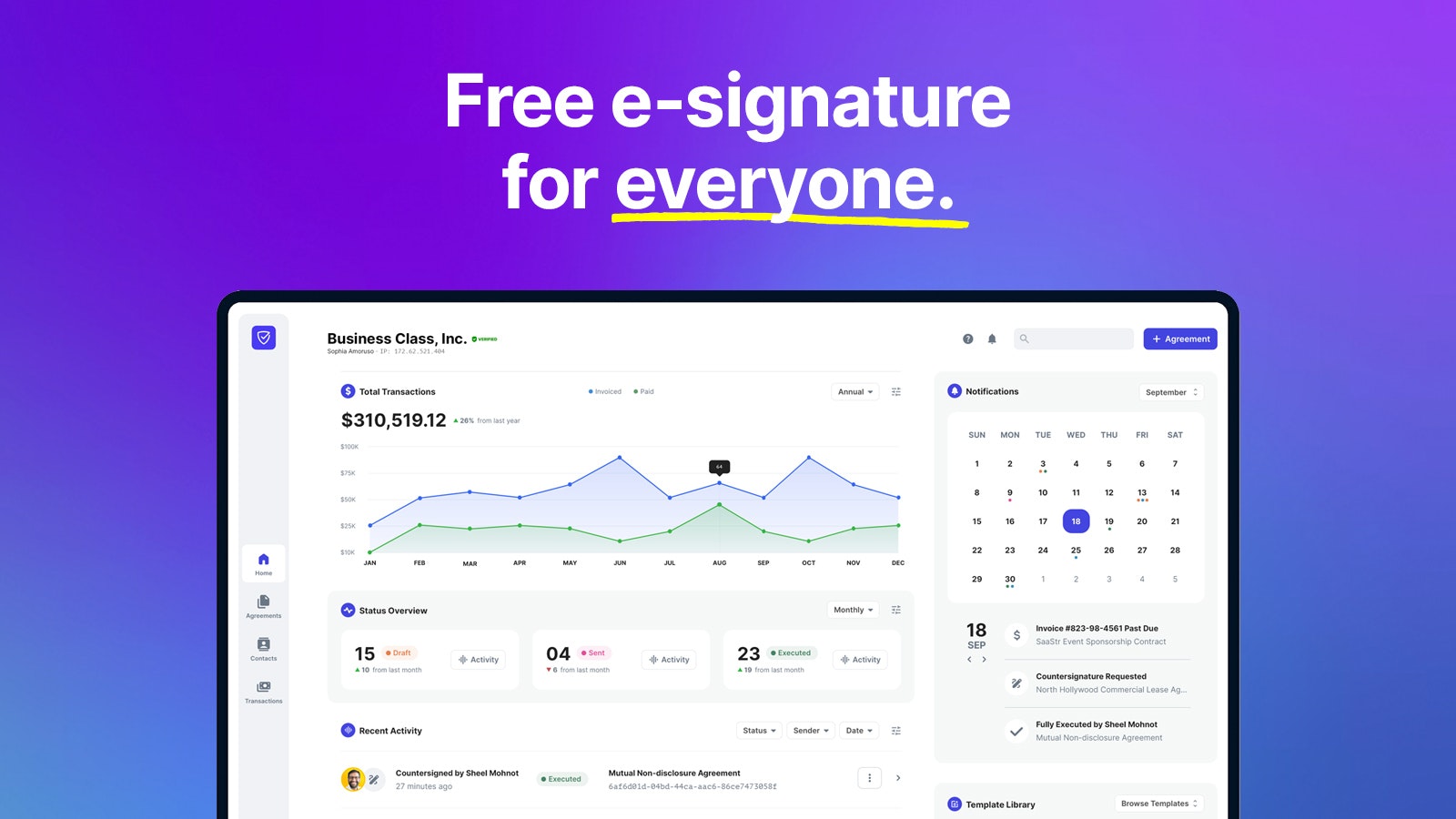 startuptile Agree.com-Free e-signature for everyone.