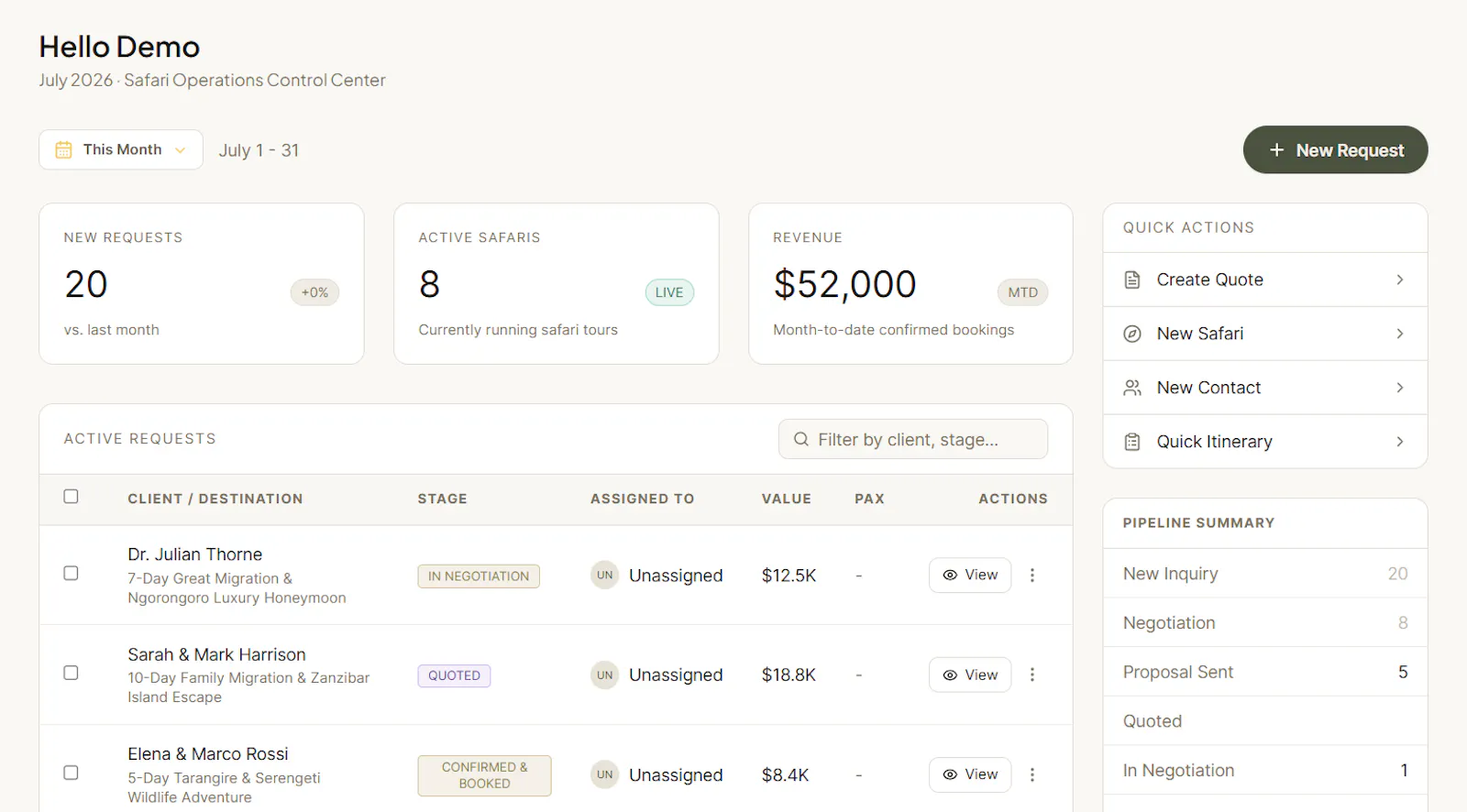 Modern Safaris screenshot 3
