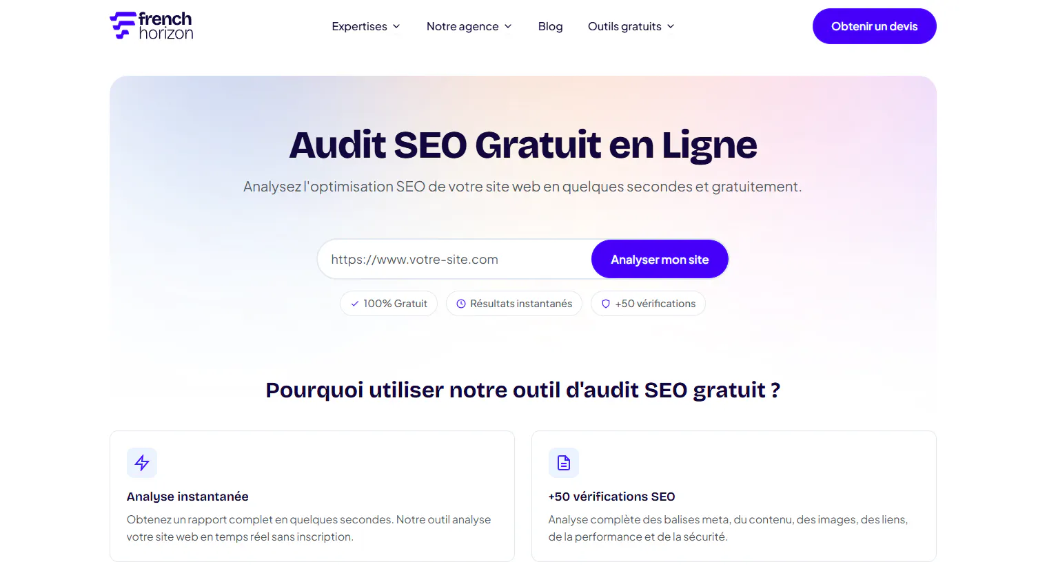 Free SEO Audit product banner